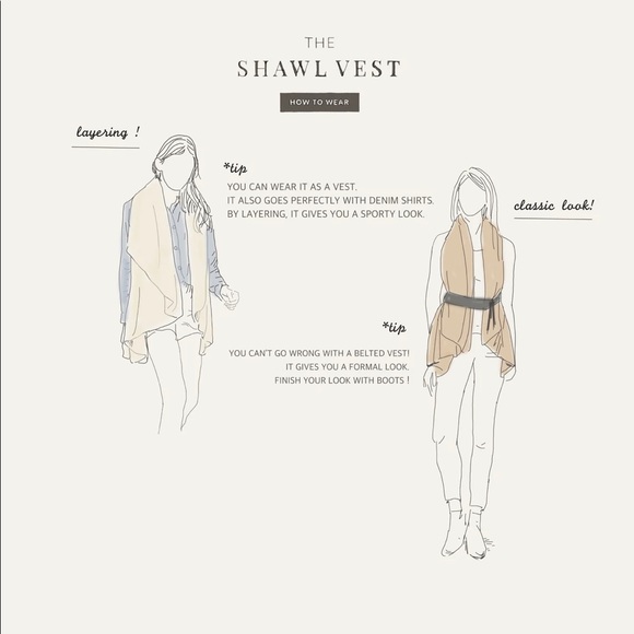 Look by M The Convertible Shawl Vest - Picture 11 of 12